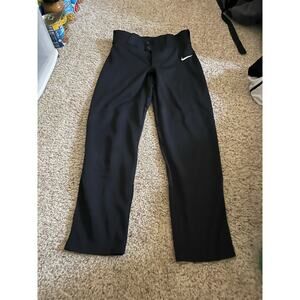Nike boys large black baseball pants